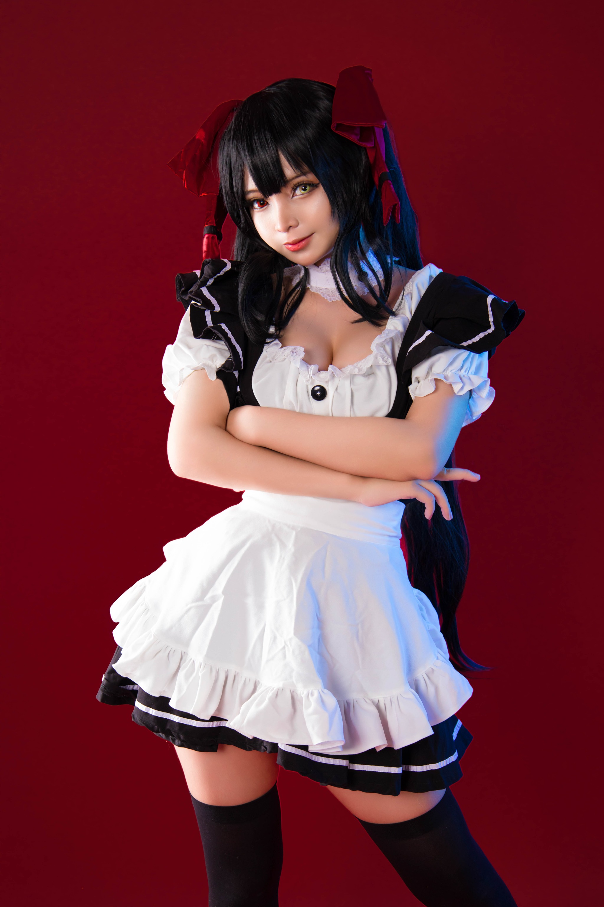 图片[1]-Umeko J – NO.032 Kurumi Tokisaki Maid[75P]-XikXak